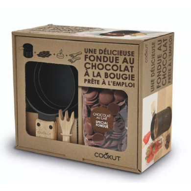 Cookut LUMI chocolate fondue with candle 