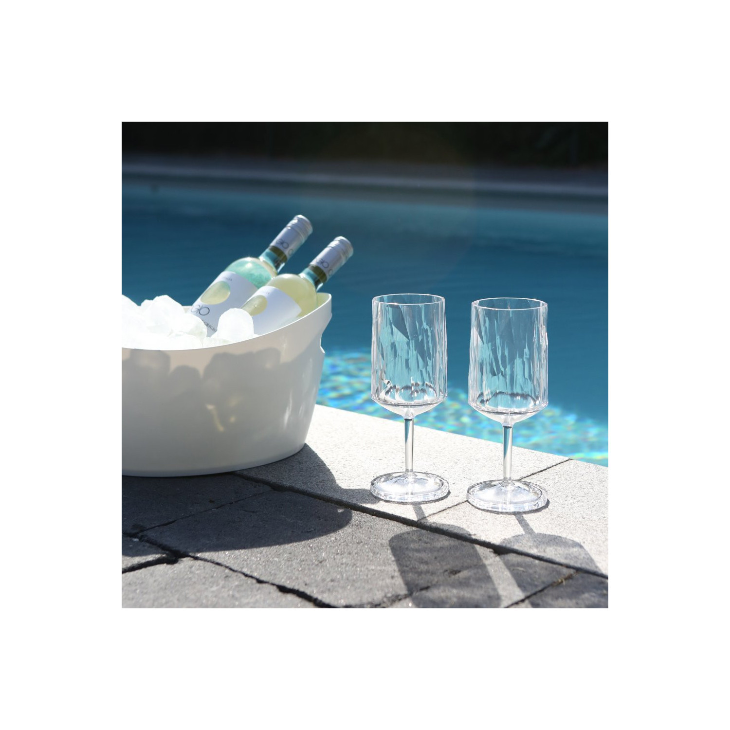 Lot de 6 SUPERVERRE à eau (300 ml) Koziol