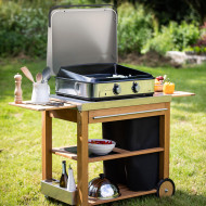 Desserte en bois et inox MOBILOT Eno