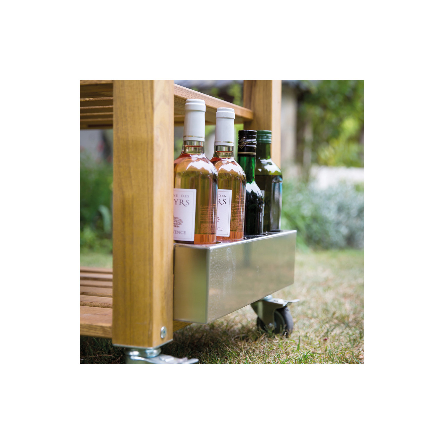 Desserte en bois et inox MOBILOT Eno