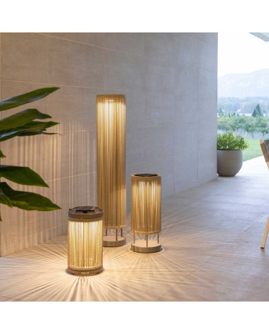 Lampe ROP&STRIP solaire et rechargeable Les Jardins