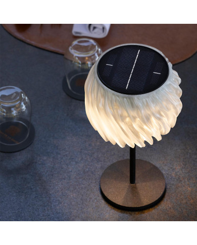 PALOMA rechargeable solar table lamp Les Jardins