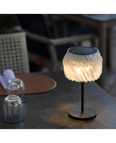 PALOMA rechargeable solar table lamp Les Jardins