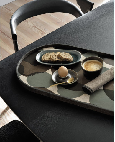 CONNECTED DOTS oblong glass tray Ethnicraft
