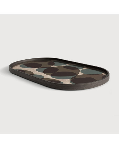 Plateau en verre CONNECTED DOTS oblong Ethnicraft
