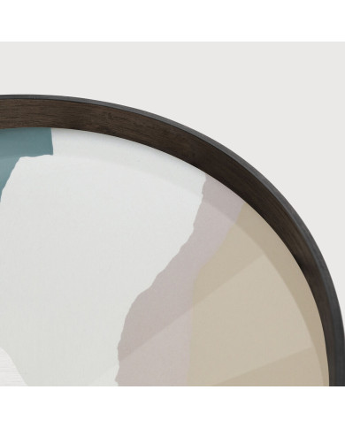 WABI SABI round glass tray Ethnicraft