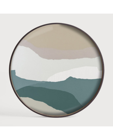 Plateau en verre WABI SABI rond Ethnicraft