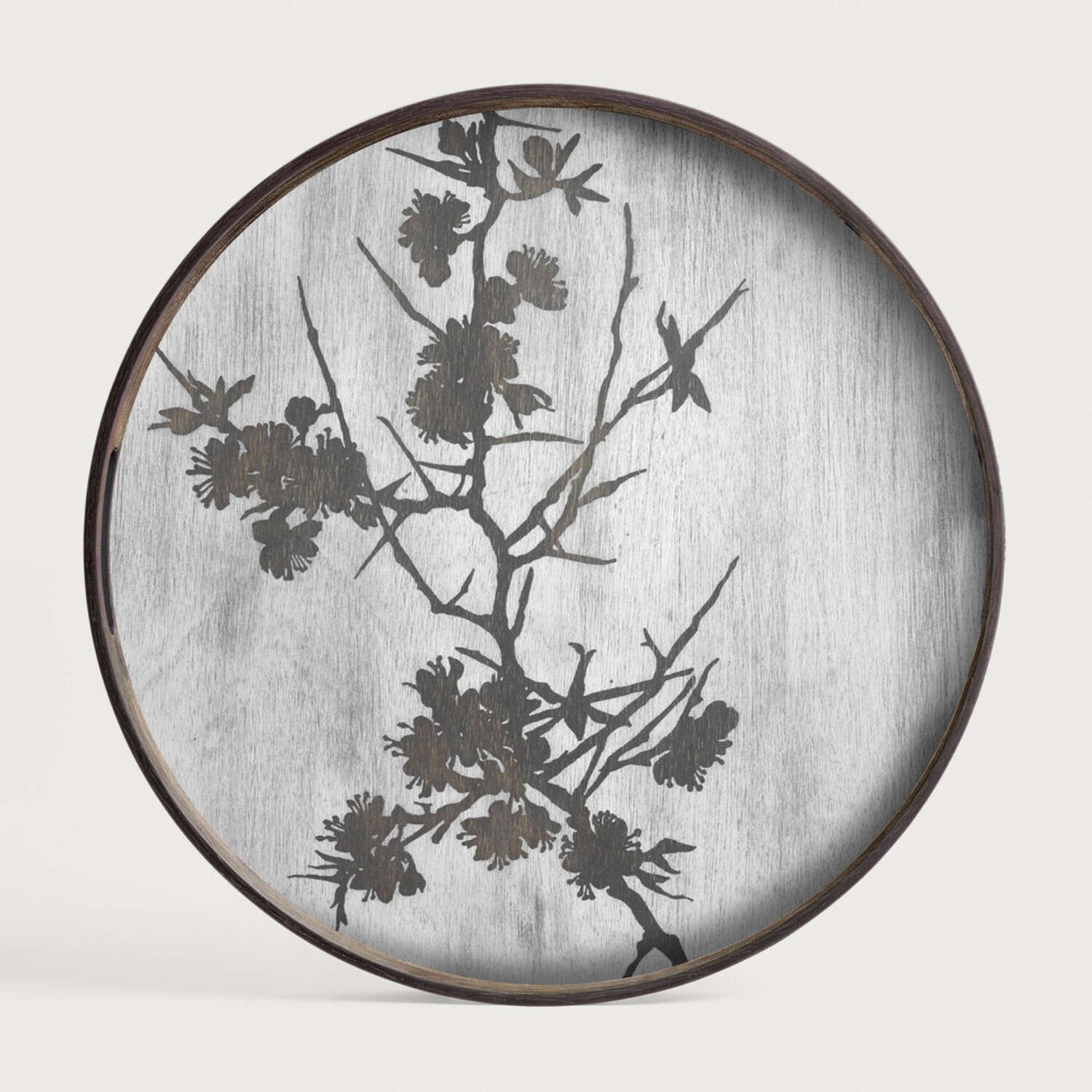 BLOSSOM round glass tray Ethnicraft