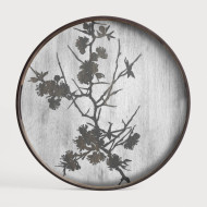 BLOSSOM round glass tray Ethnicraft