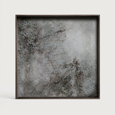 AGED clear square mirror tray Ethnicraft