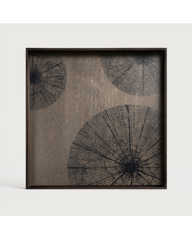 SLICES (L) square wooden tray Ethnicraft