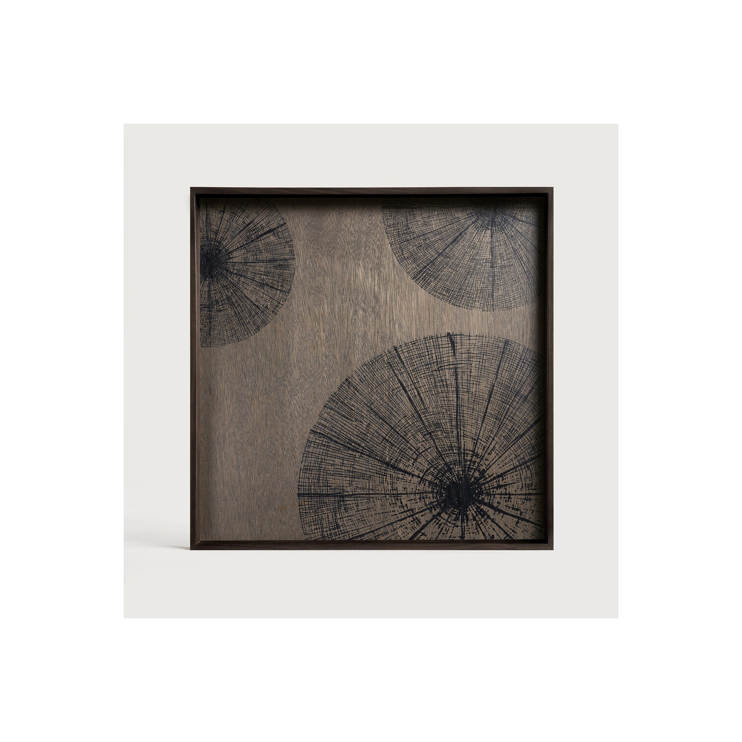 SLICES (L) square wooden tray Ethnicraft