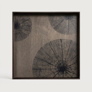 SLICES (L) square wooden tray Ethnicraft
