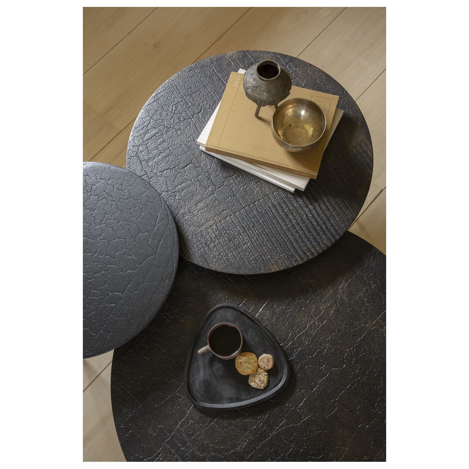 Table basse ronde LUNA Ethnicraft 50x50x45cm