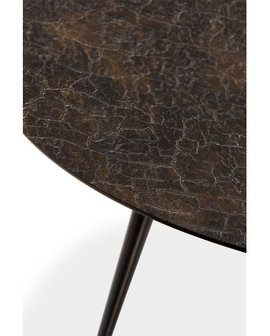 LUNA Ethnicraft round coffee table 50x50x45cm