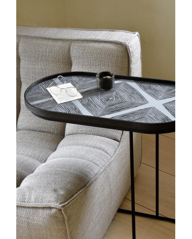 Table d'appoint oblongue à plateaux M Ethnicraft