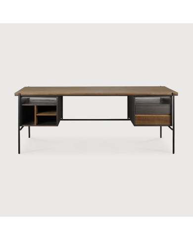 Bureau OSCAR teck avec tiroirs Ethnicraft