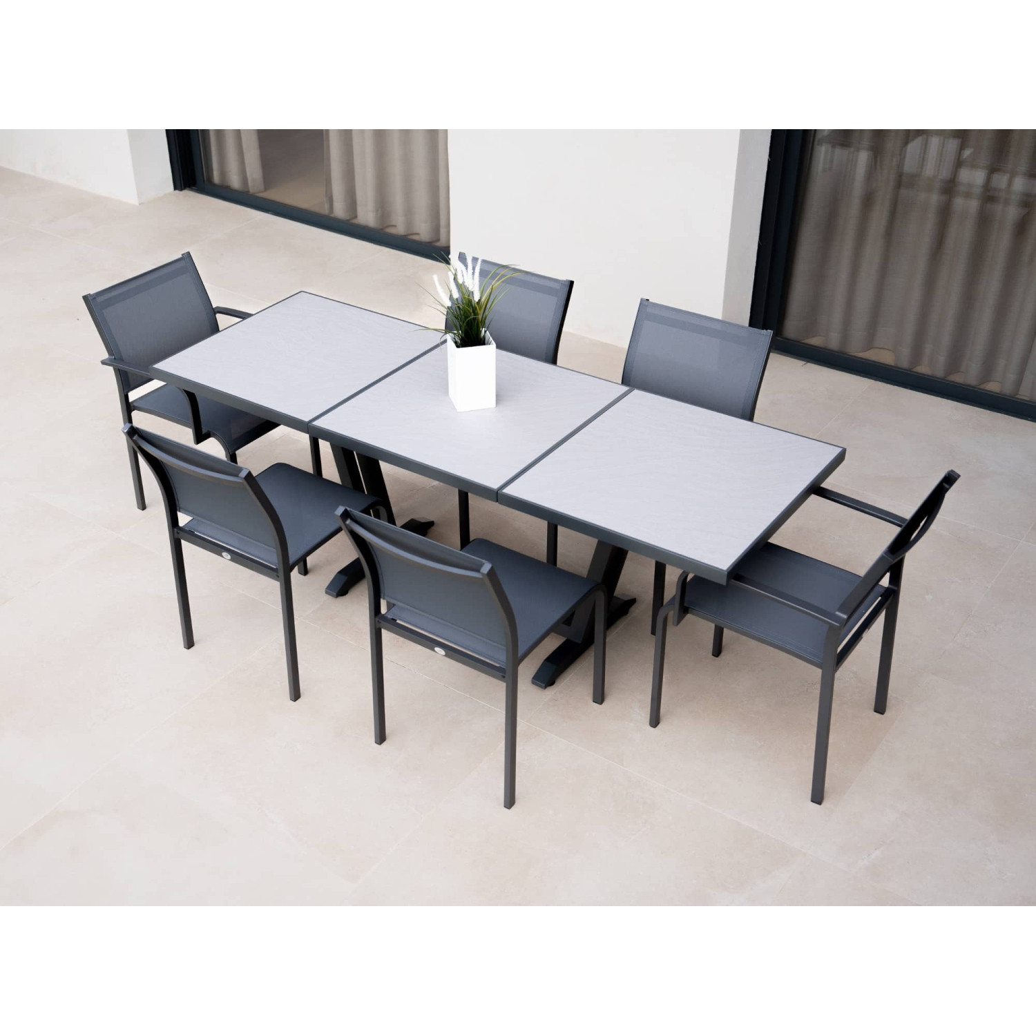 Les Jardins du Sud FUSION extendable balcony table