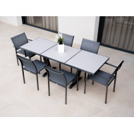 Les Jardins du Sud FUSION extendable balcony table