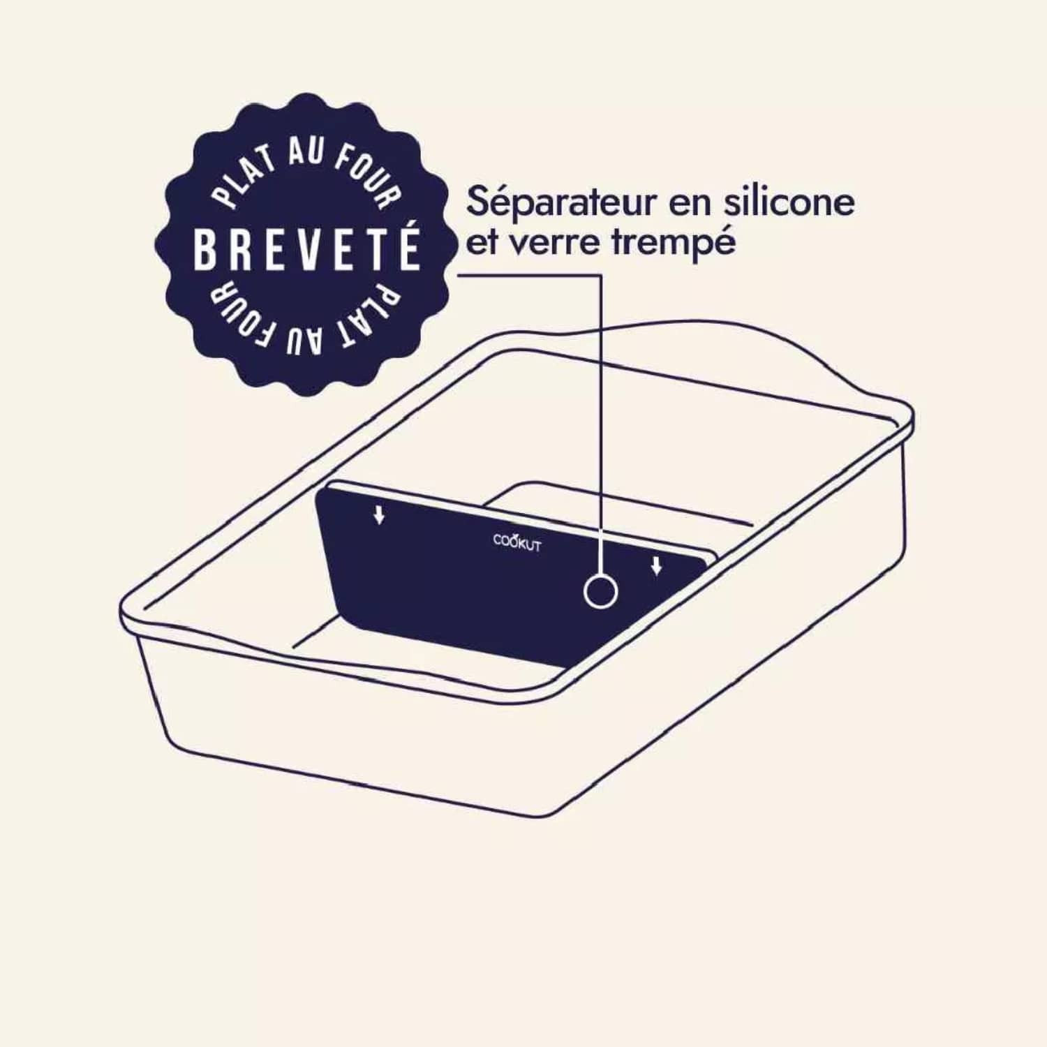 L'INCROYABLE Plat au four Cookut
