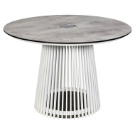 Table Lumineuse Solaire Ø110cm HALO Les Jardins