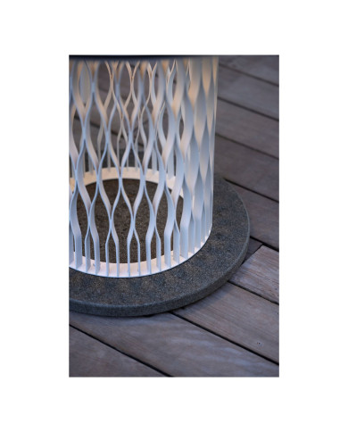 Les Jardins CADIX solar illuminated table Ø110 cm