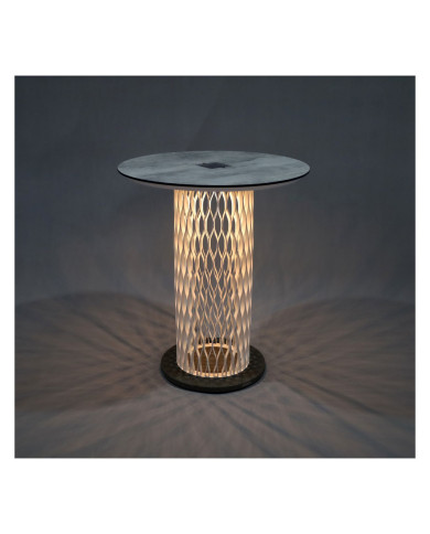 Les Jardins CADIX solar illuminated stand eater Ø90 cm 