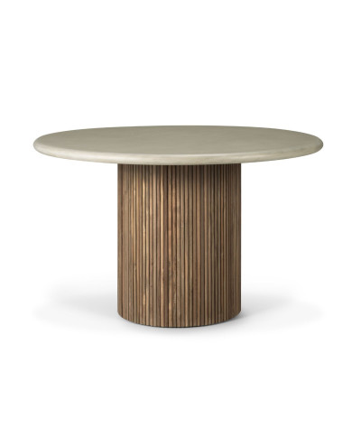 Table de Jardin ROLLER MAX béton /teck Ethnicraft