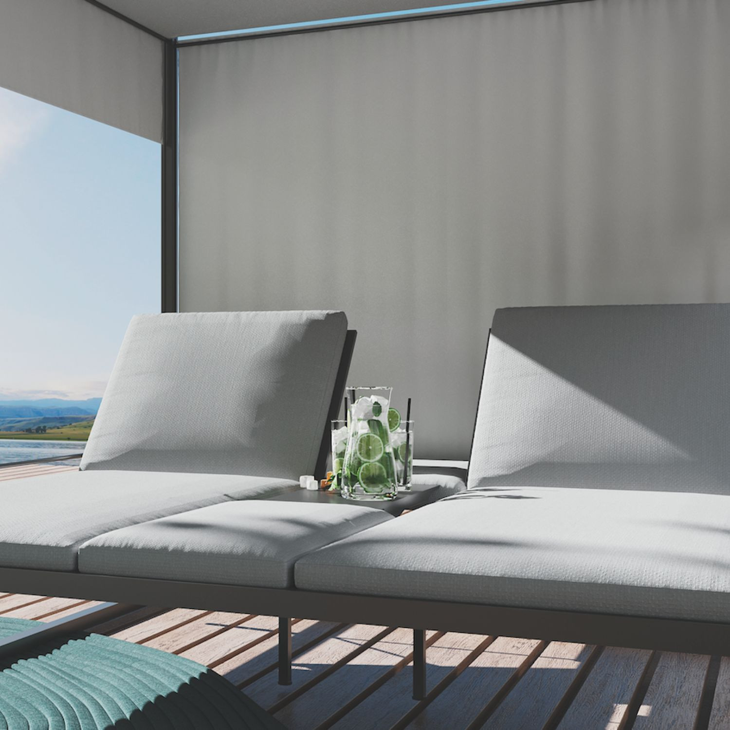 Les Jardins du Sud CUBE daybed