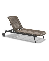 Tabouret de bar h68 cm ROII Tobacco Dedon
