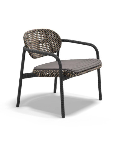 Fauteuil lounge ROII Tobacco Dedon
