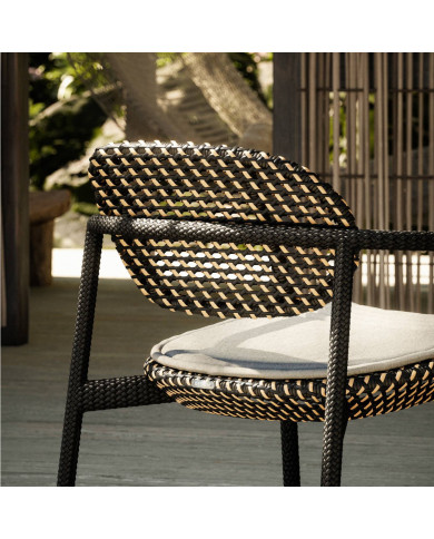 Fauteuil lounge ROII Tobacco Dedon