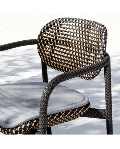 ROII Tobacco Dedon armchair