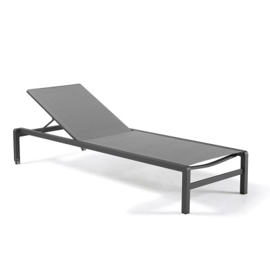 ROME anthracite sun lounger Les Jardins du Sud