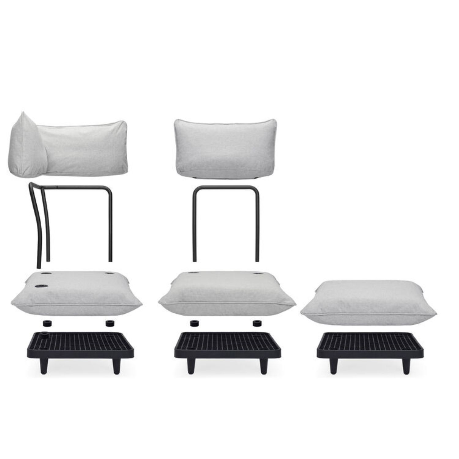 Canapé d'angle PALETTI ROYAL Fatboy