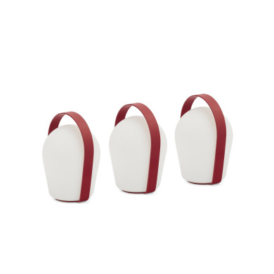 Table lamp AURA rechargeable x3 Les Jardins du Sud