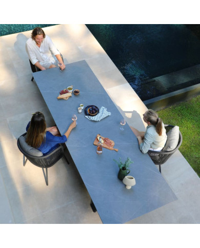 Les Jardins du Sud CANNES 180/240 cm extensible ceramic table