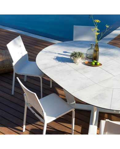 Table ronde extensible HEGOA 146/206 cm Les Jardins