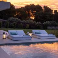Bain de soleil 2 places RANCHO Les Jardins