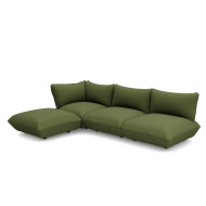 SUMO BOUCLE RECYCLED Leaf Green Corner Sofa Fatboy