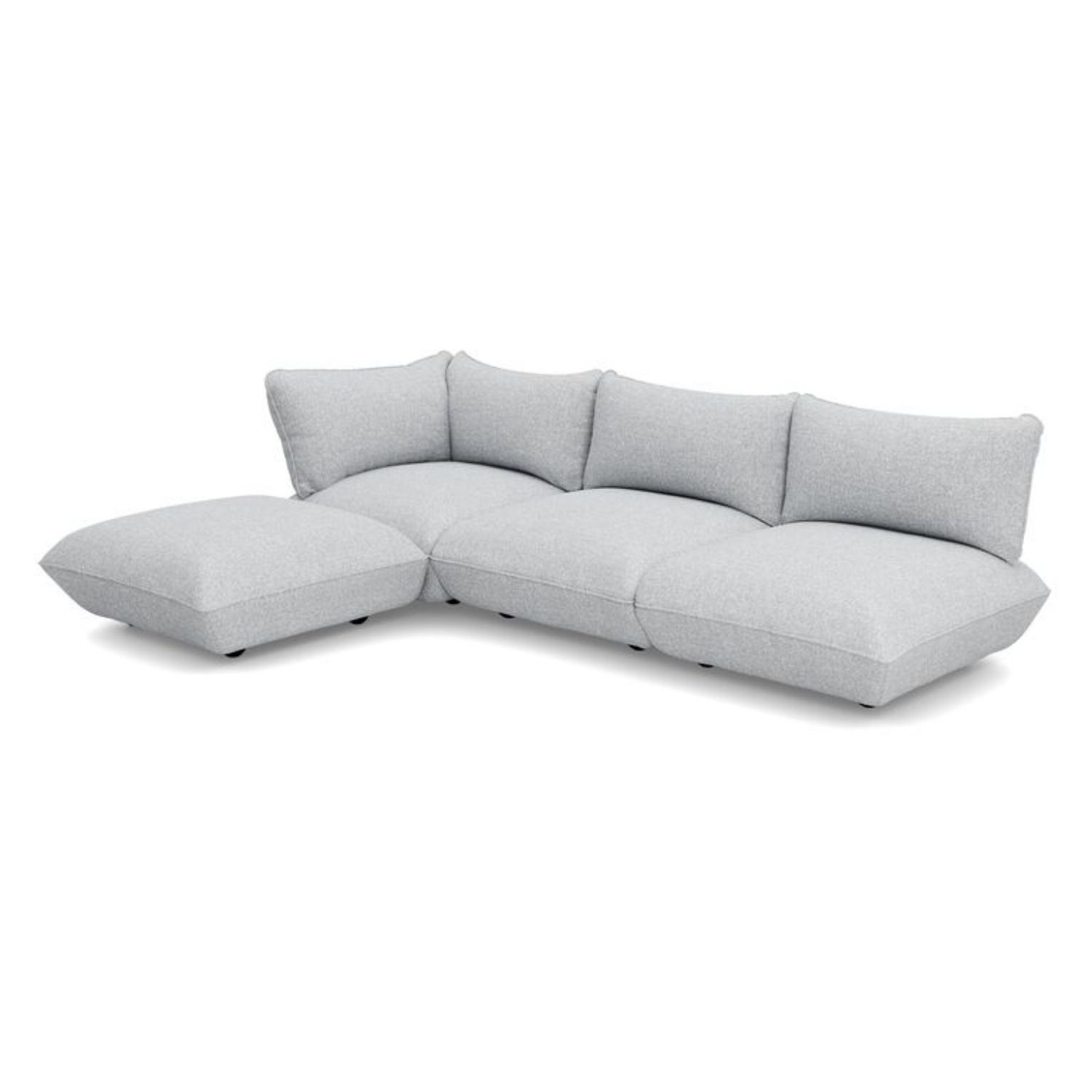 Salon d'angle SUMO BOUCLE RECYCLED Light Grey Fatboy