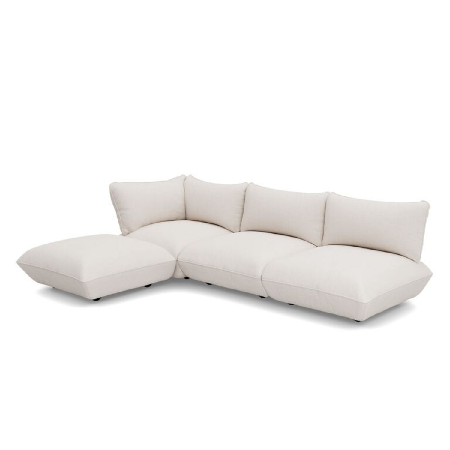 Salon d'angle SUMO BOUCLE RECYCLED Creme Fatboy
