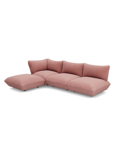 SUMO CORD RECYCLED Soft Pink Corner Sofa Fatboy