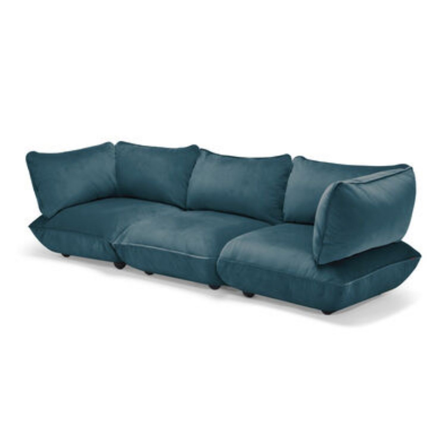 Large SUMO VELVET sofa Petrol Fatboy