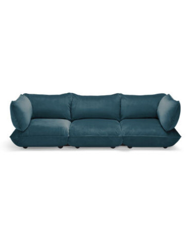 Large SUMO VELVET sofa Petrol Fatboy