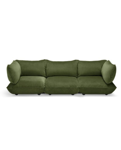 Large SUMO VELVET sofa Deep Green Fatboy