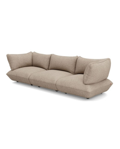 Large SUMO BOUCLE RECYCLED sofa Light Brown Fatboy