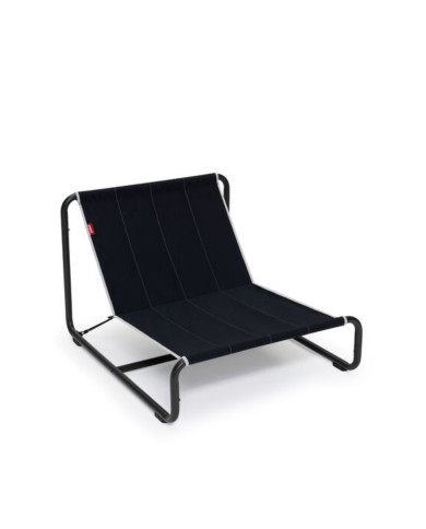 Anthracite BEANBASE armchair + ORIGINAL pouf Fatboy