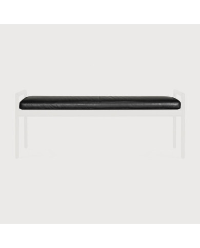 Coussin Cuir noir pour banc JACK Ethnicraft