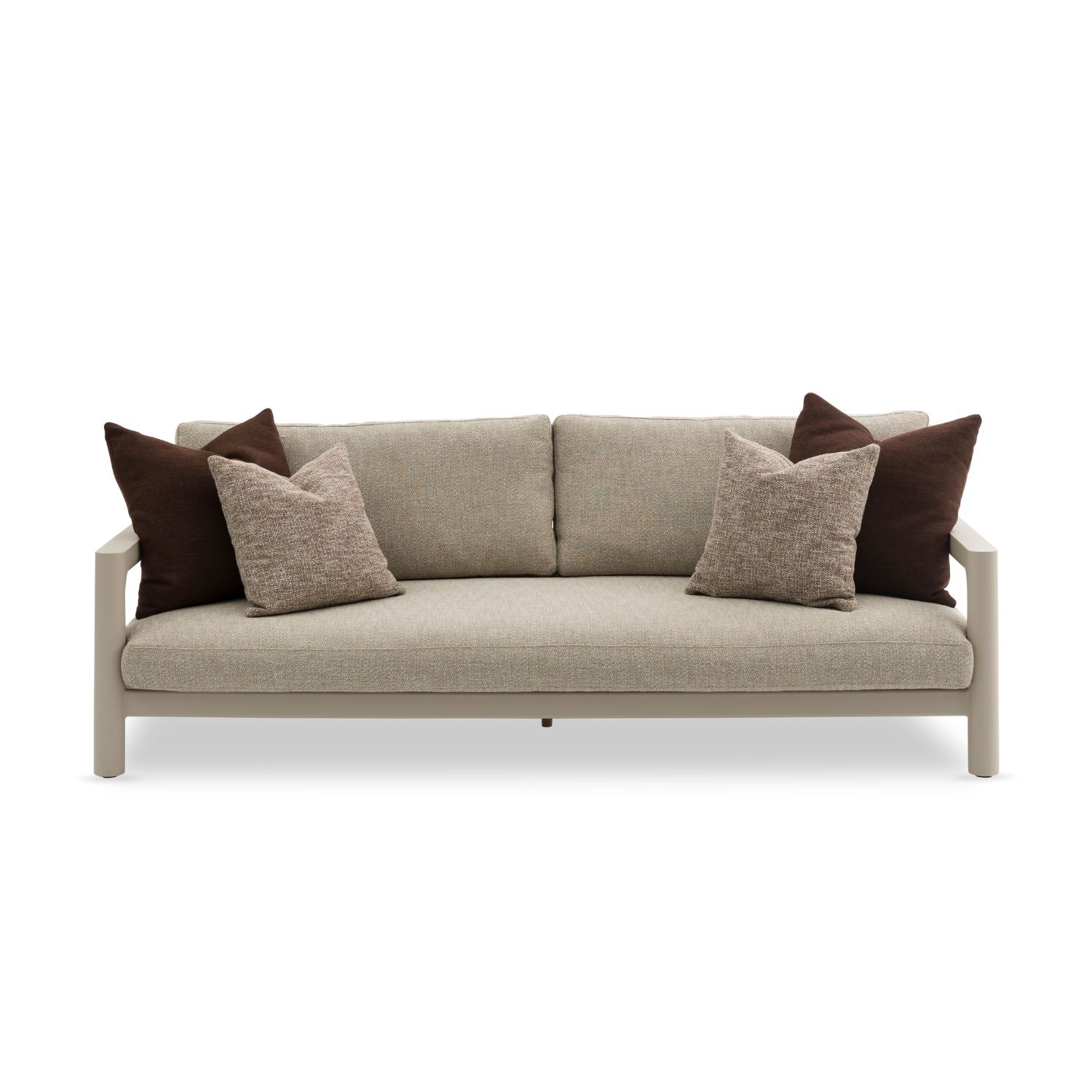 LIDO modular rope and aluminium sofa by Les Jardins du Sud